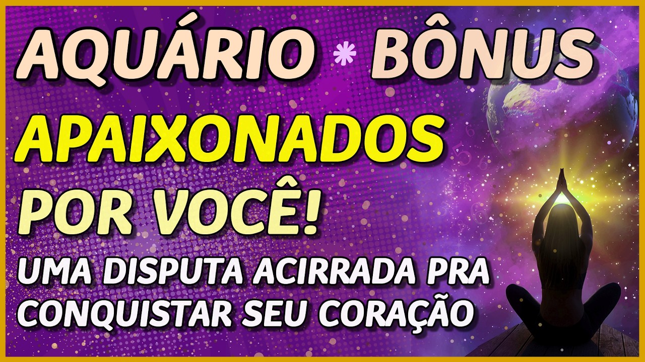 AQUÁRIO ♒ // 💖 APAIXONADOS POR VOCÊ! 💖👩‍❤️‍👨 - UM DELES É SEU GRANDE AMOR! 🙏💖⚖️