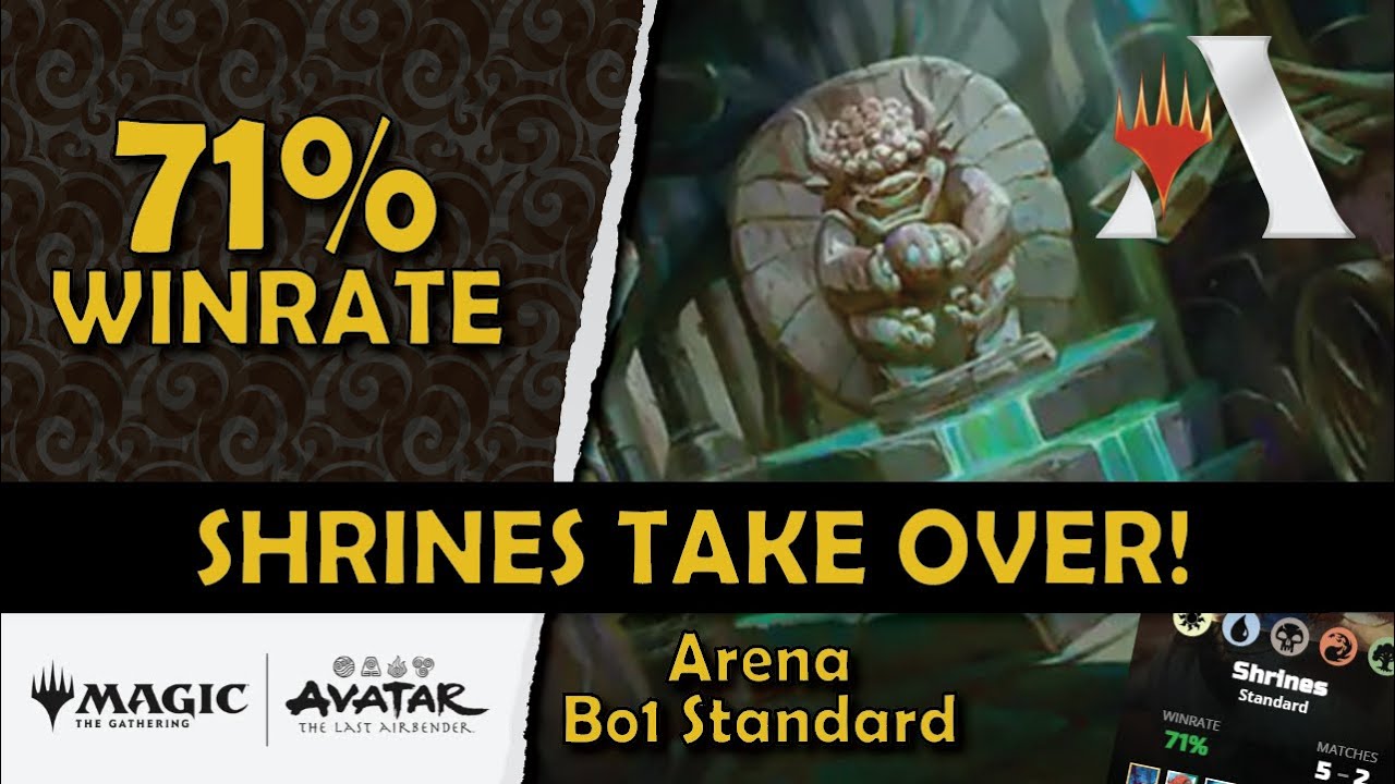This Deck Wins Just by Existing 😈 | Standard Shrines #mtgarena #mtg #avatar #mythic