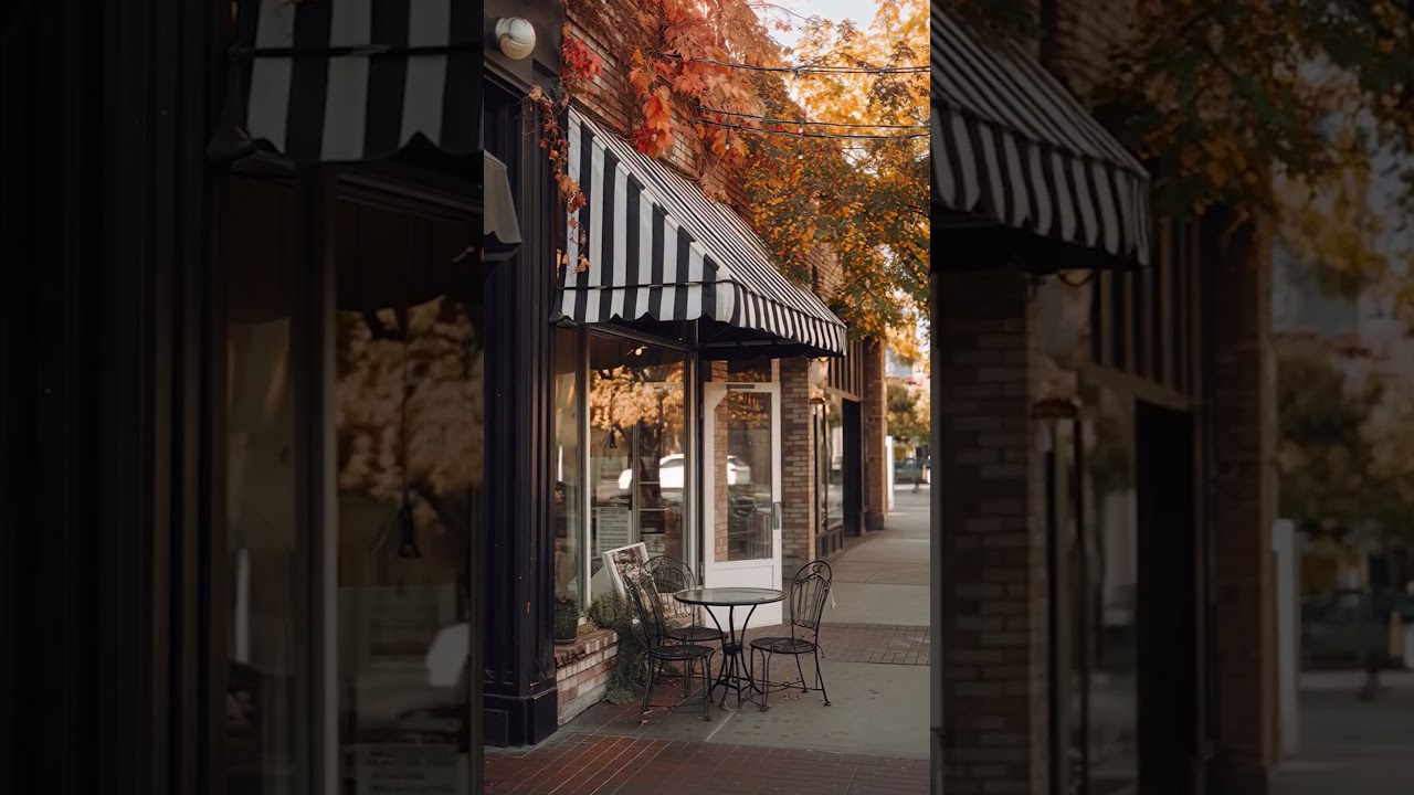Autumn Bossa Nova Café ☕ Relaxing Jazz Music for Cozy Outdoor Coffee Moments