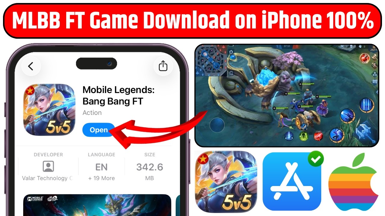 MLBB FT Download on iOS | How to Download/Update Mobile Legends Bang Bang FT on iPhone New Method