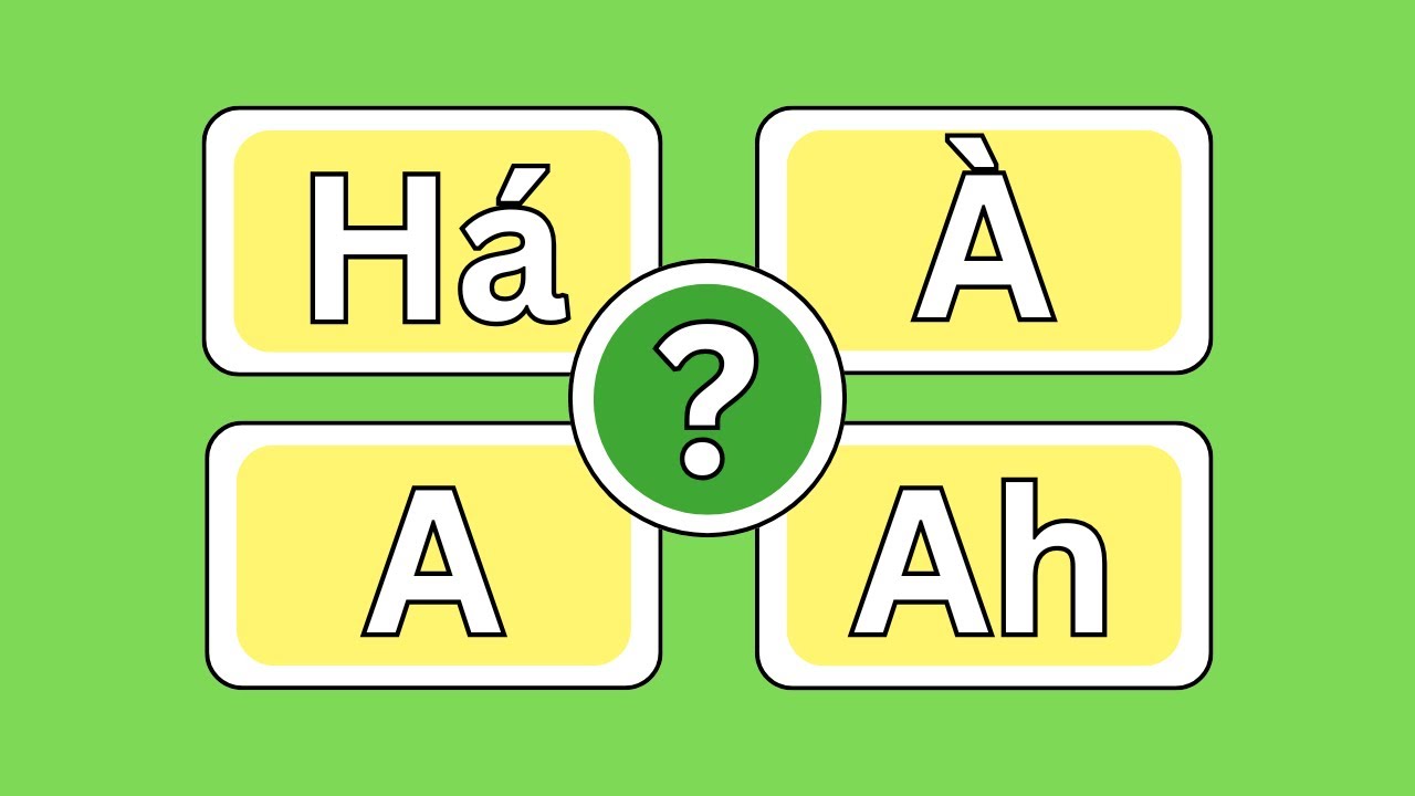 Grammar quiz! A, Há, À or Ah?
