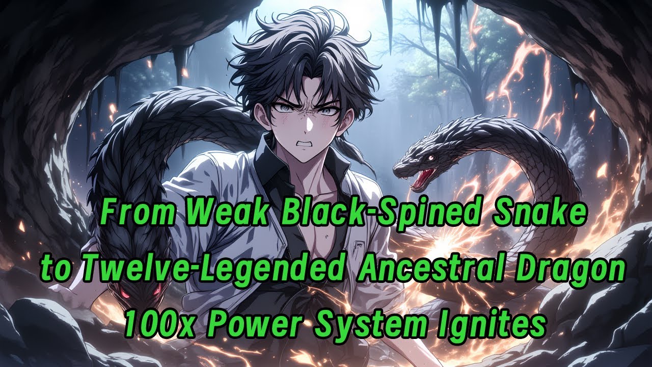 From Weak Black-Spined Snake to Twelve-Legended Ancestral Dragon – 100x Power System Ignites!