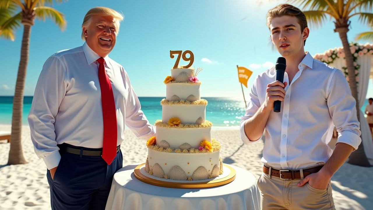 Barron Trump Sings a Heartfelt Song for His Father on His 79th Birthday