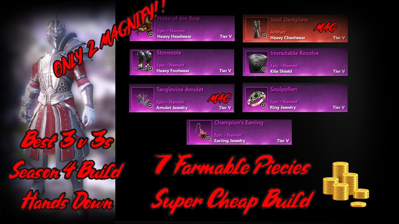 This Build is So Cheap Yet So OP!! (New World  HVY SnS/Spear Build Showcase)