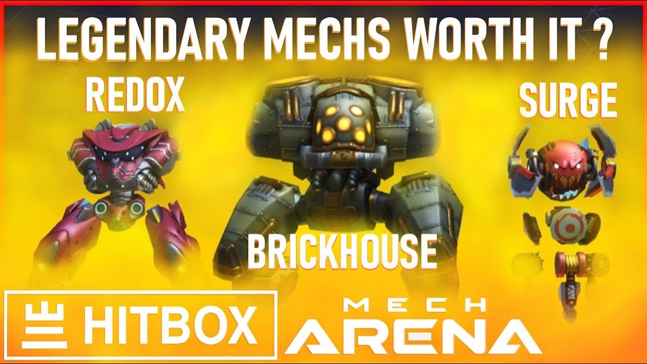🤑 Is BRICKHOUSE, REDOX, SURGE good? 🤡 Mech Arena best mechs?
