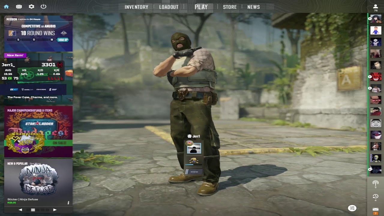 MIBR Jerr1 - FPL Circuit - FACEIT 3300 elo
