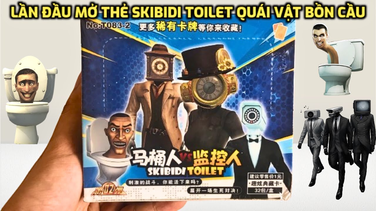 DNT - Lần Đầu Mở Thẻ Skibidi Toilet Và Minigame Tặng Hết Thẻ Cho Fan