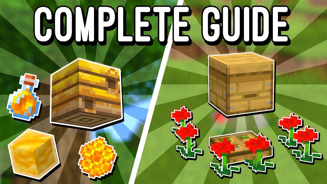 Minecraft Bee and Honey Farming Guide | No Nonsense (All Versions)