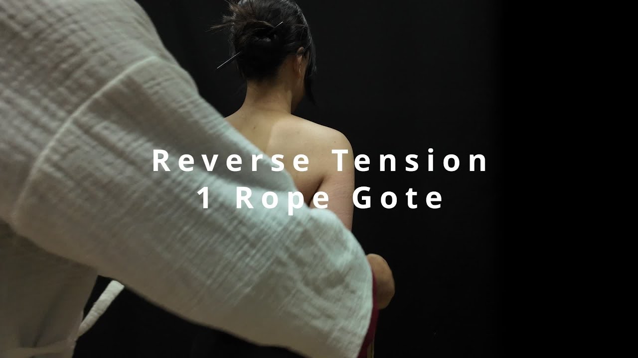 Easy Reverse Tension 1 Rope Gote | Beginner Shibari Tutorial