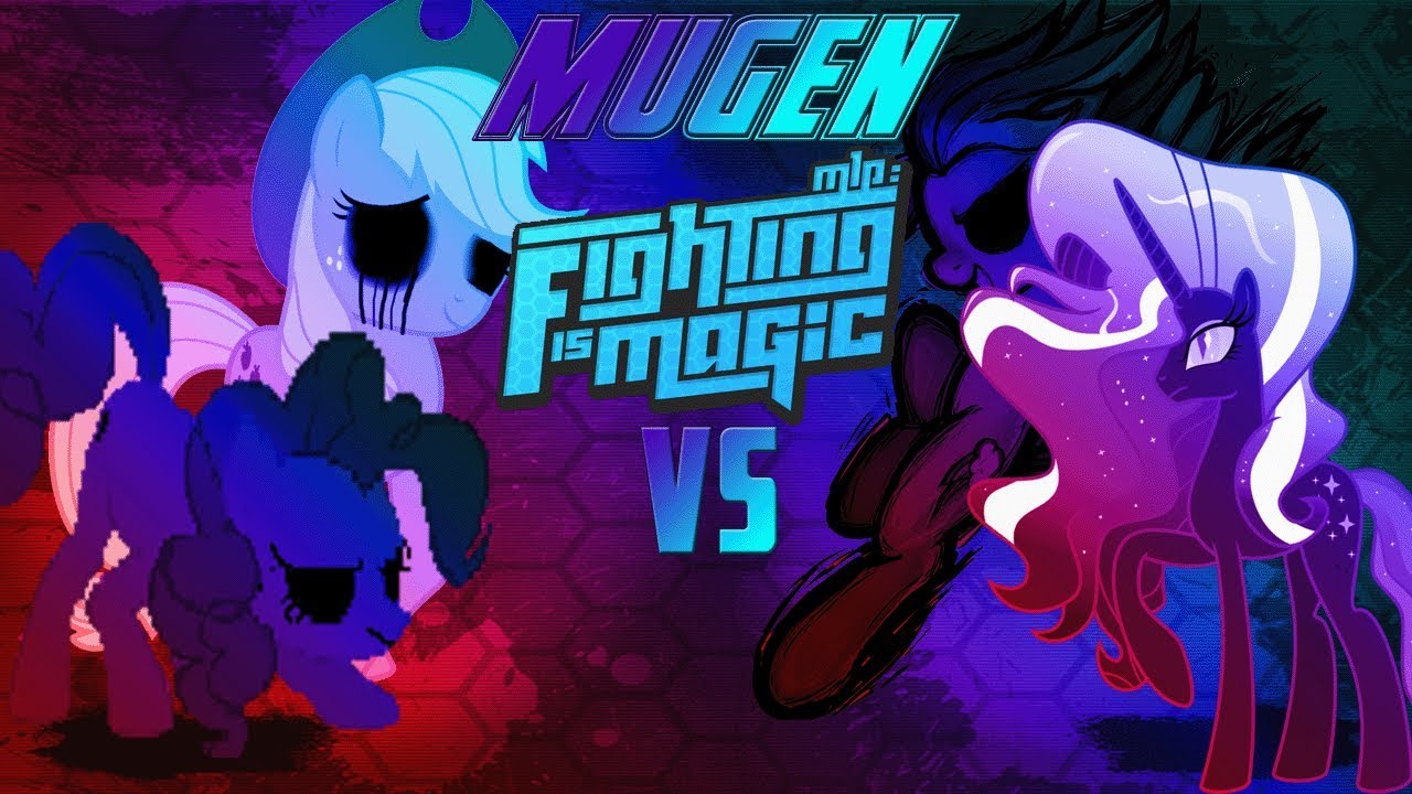 Mugen Fighting Is Magic Zalgojack & Zalgo Pie VS Dreamy Rainbow & Nightmare Rarity