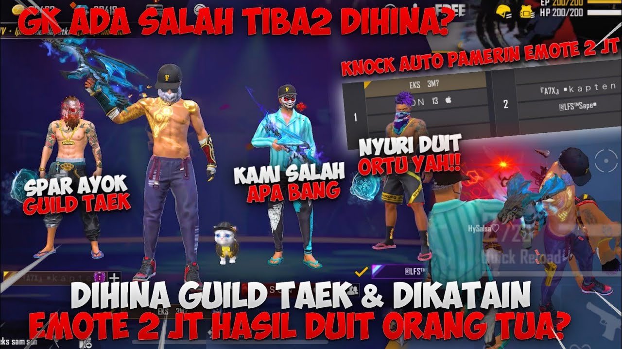 GK ADA SALAH TIBA2 DIFITNAH NYURI DUIT ORANG TUA BUAT BELI SKIN & GUILD GUA DIHINA? AUTO SPAR EMOSI!