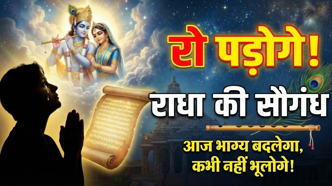 यो पड़ोगे ! राधा की सौगंध आज भाग्य बदलेगा | Radharani ka ashirwad⁩ #motivation #maa