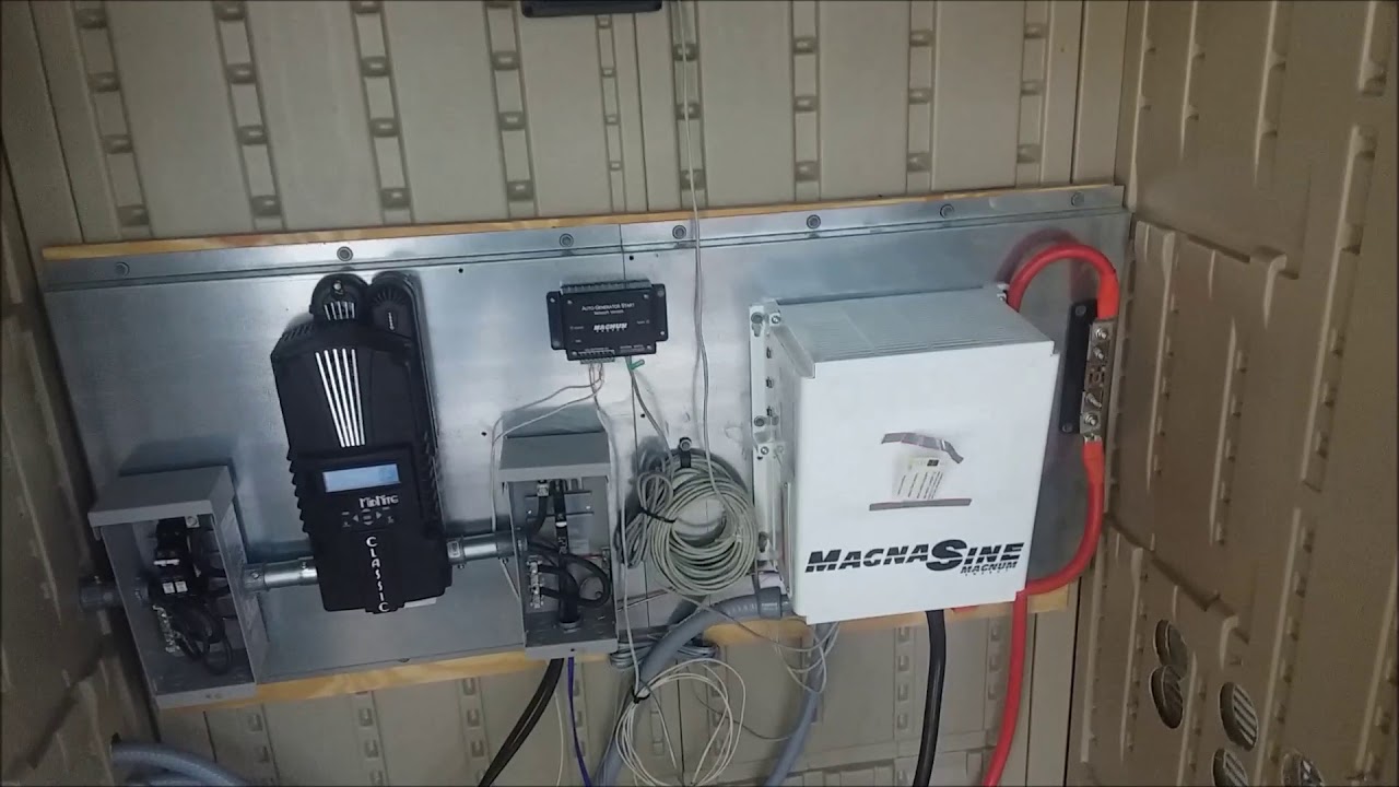 24 Volt DC Solar System Midnite Classic 150 with Magnum MS 4024 PAE Inverter Charger