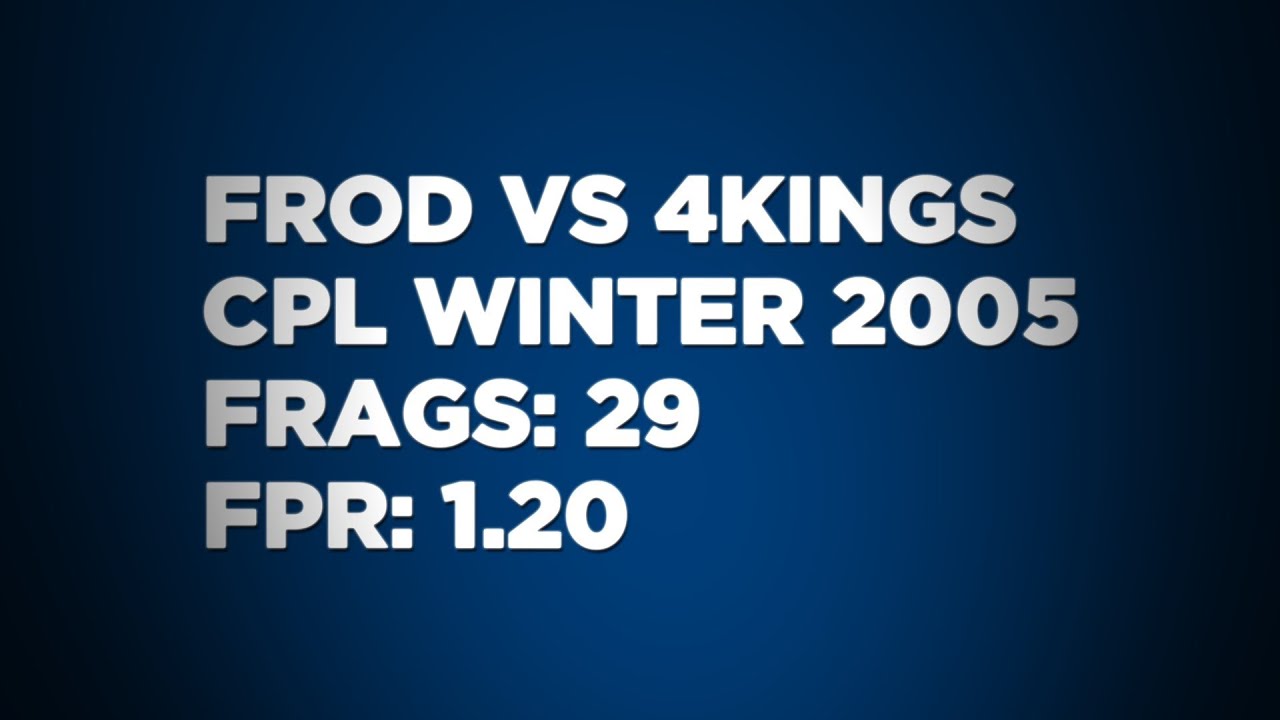 fRoD vs 4Kings - CPL Winter 2005: de_cbble