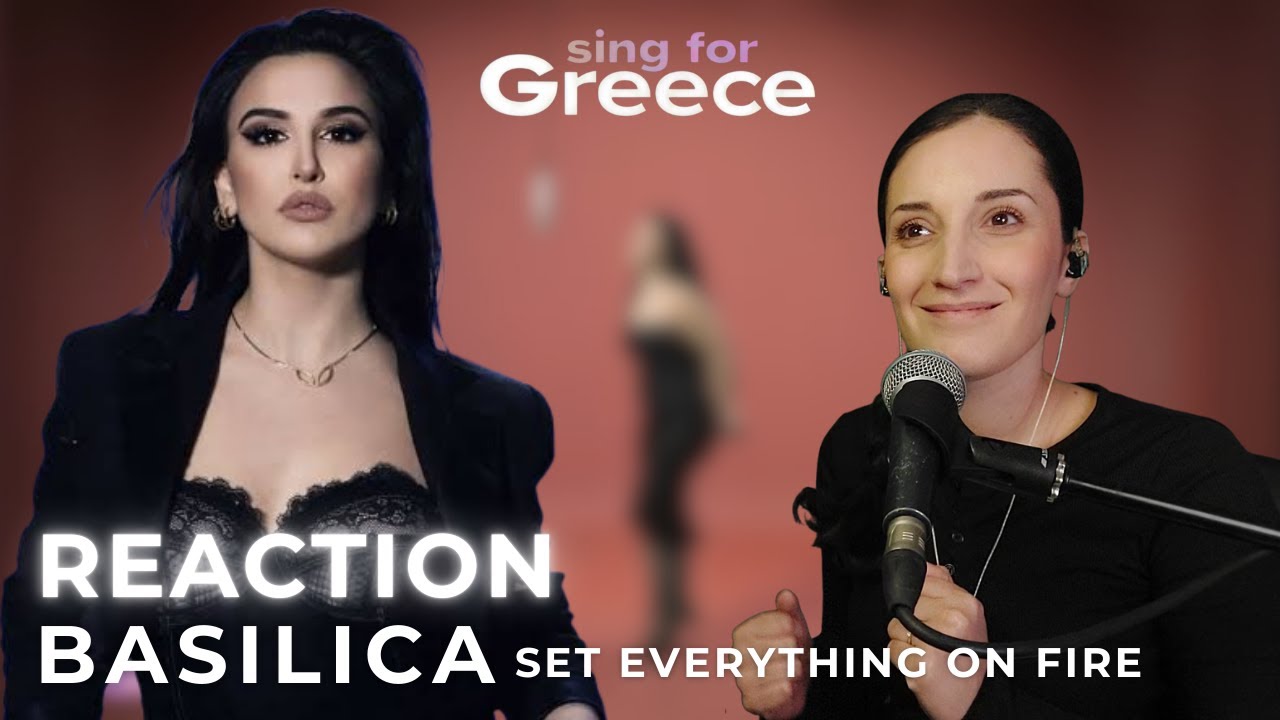 Vocal Coach Reacts to Basilica - Set Everything On Fire | Sing for Greece 2026