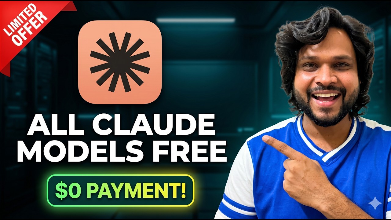 All Claude Official Models FREE 😱 | Opus 4.7 + Sonnet 4.6 + $50 Credit (Full Setup)
