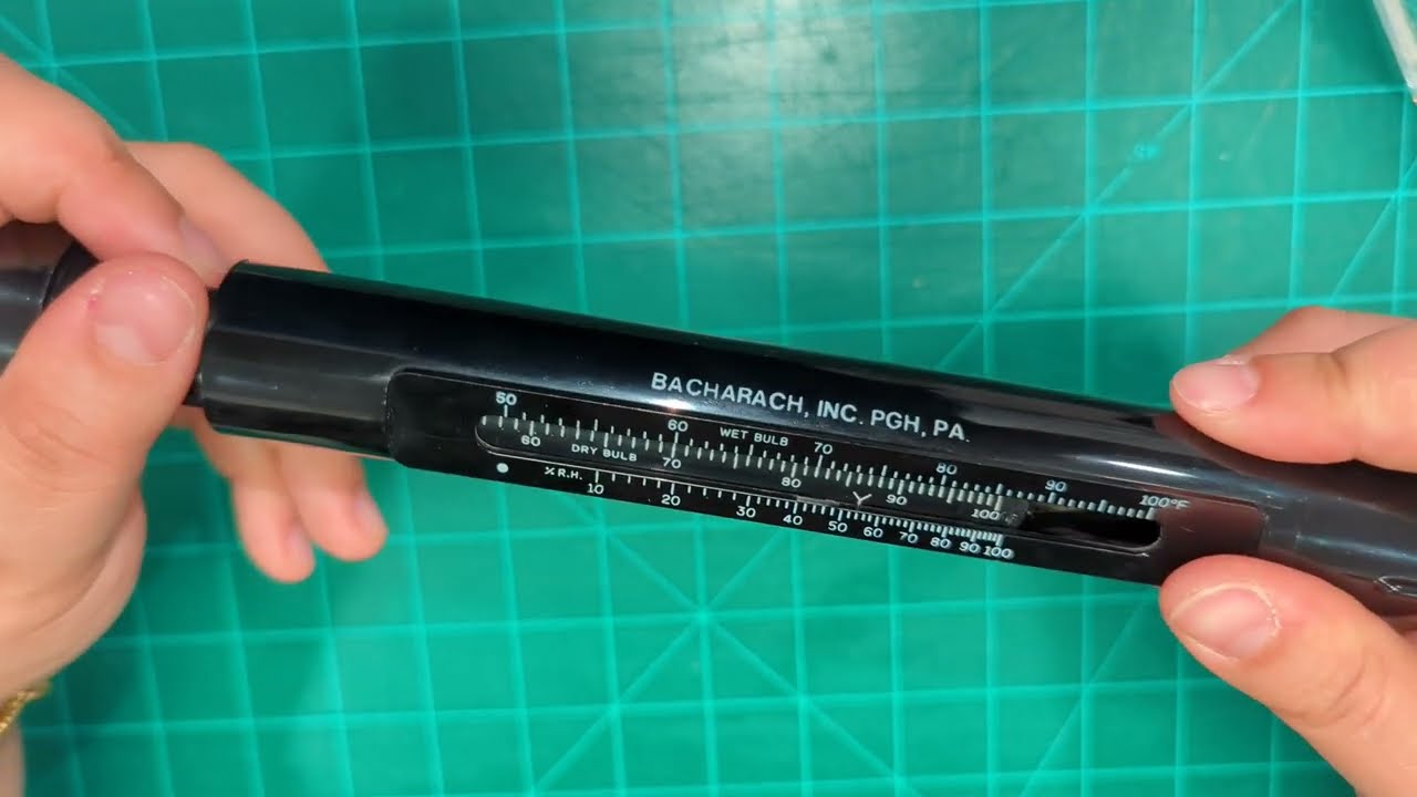How to Use a Sling Psychrometer to Determine Relative Humidity