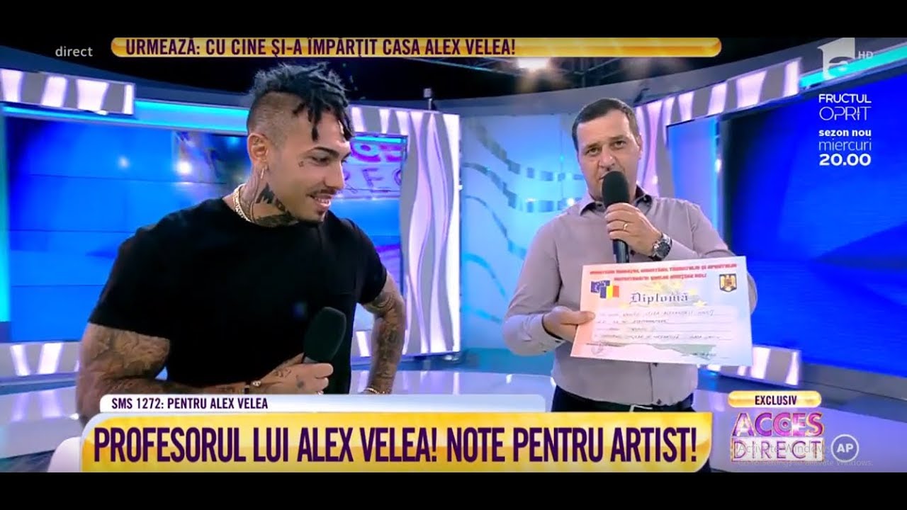 Alex Velea, olimpic la matematică în timpul liceului