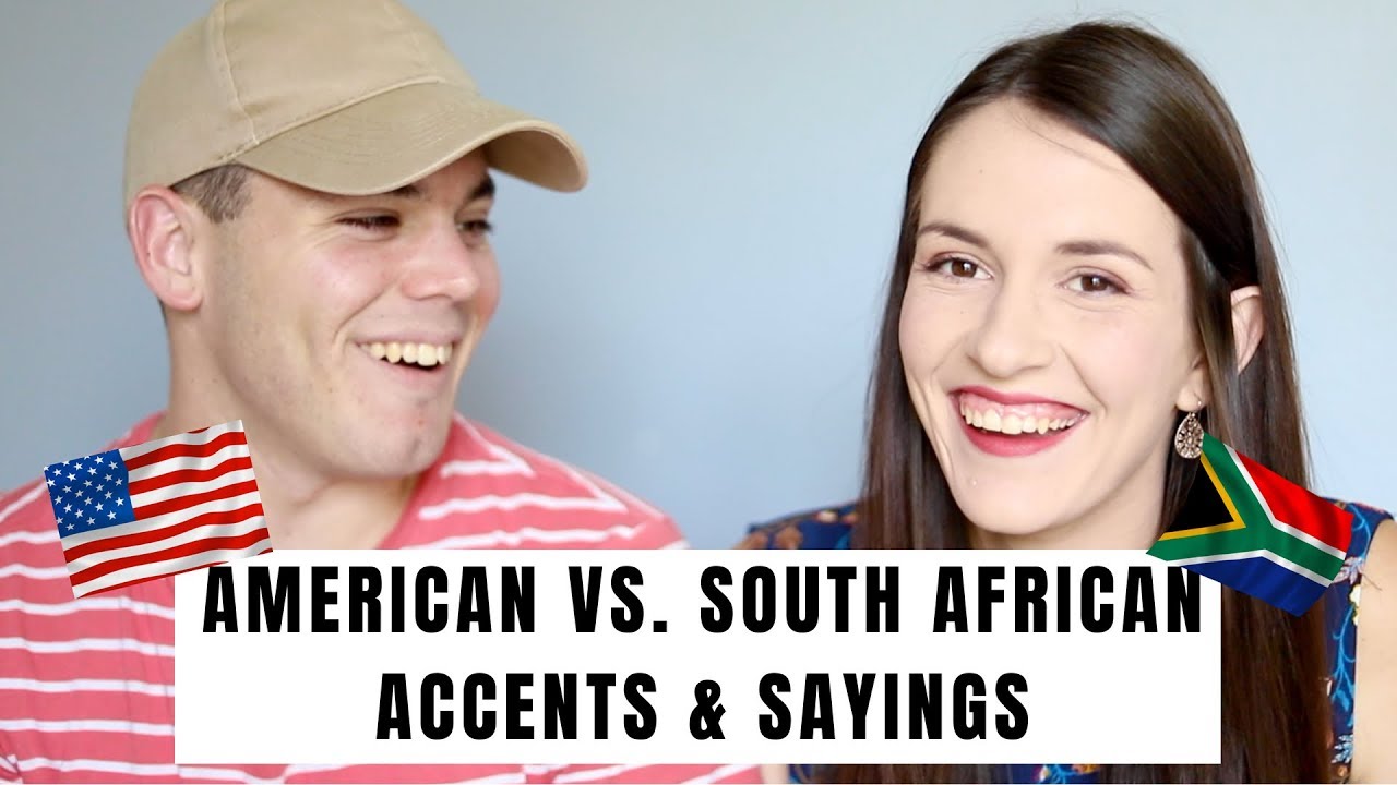 AMERICAN VS. SOUTH AFRICAN ACCENTS & SAYINGS | PRESTON & MONIQUE