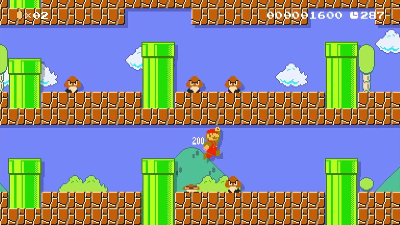 Super Mario Bros. World 1-1 Multiplayer Versus (created by me)