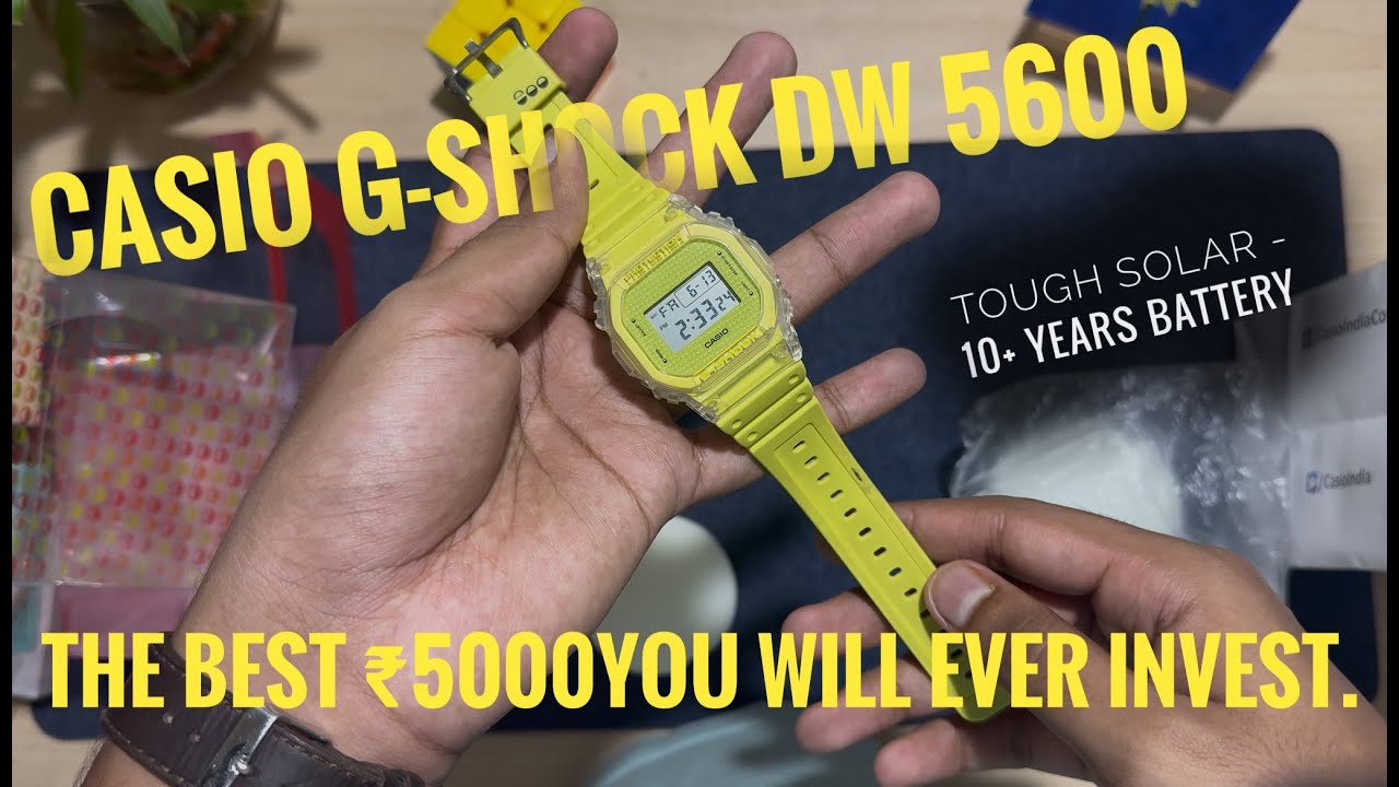 The Traditional Beast | Casio DW5600 | 10+ Years of Battery Life 