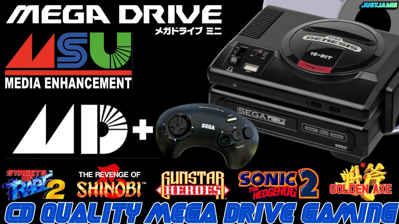 Mega Drive CD MSU/MD+ Super Enhanced Games (Time Stamps) #megadrive #segagenesis #megadrivegames