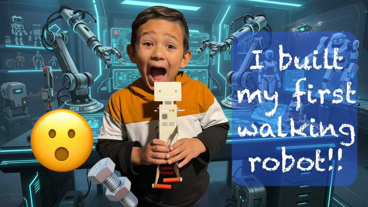I Built a REAL Walking Robot! 🤖😲