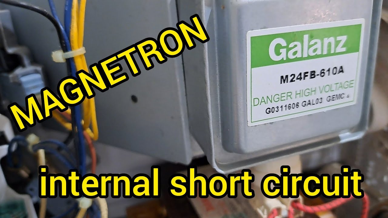 How to fix microwave oven - magnetron with internal short circuit.