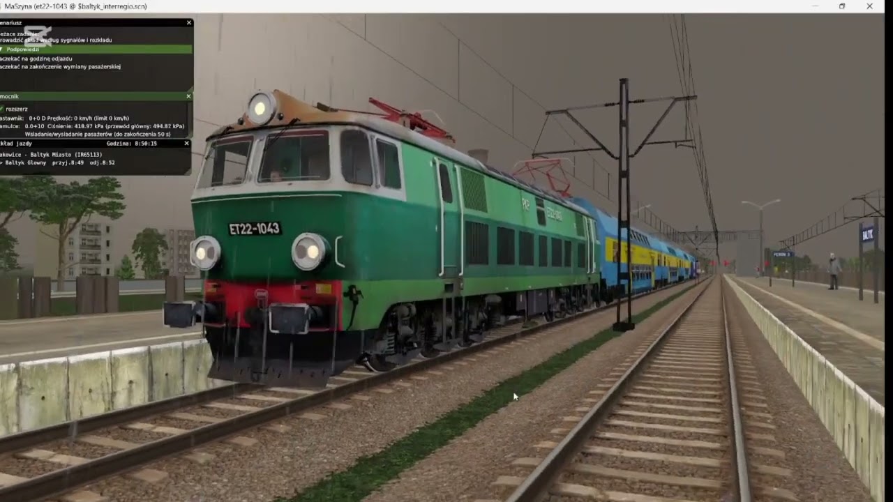 ET22-1043 (InterREGIO). Scenariusz: Bałtyk.