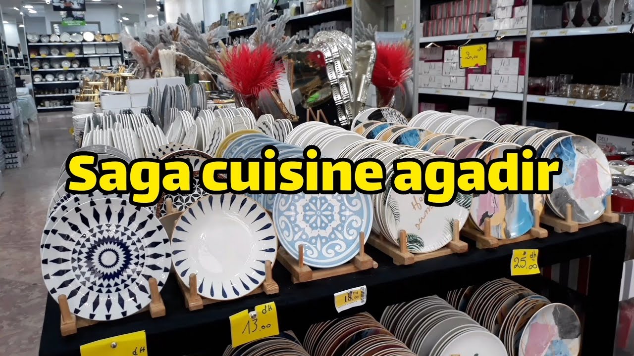 جولة بمحل صاكا مع الجديد😍 جديد الأواني والديكورات عند ساكا saga cuisine agadir