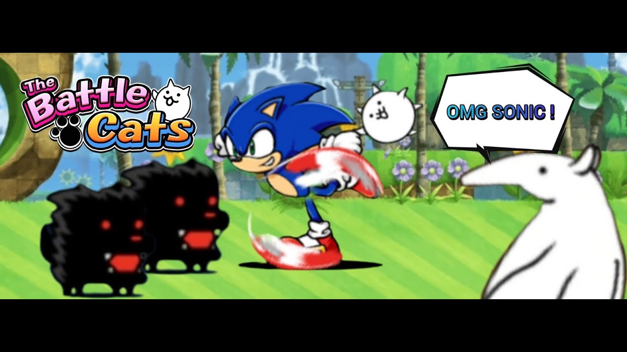 THE BATTLE CATS | tập 20 : TÔI ĐÃ GẶP SONIC TRONG THE BATTLE CATS ???