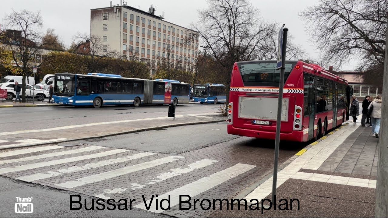 Bussar vid Brommaplan