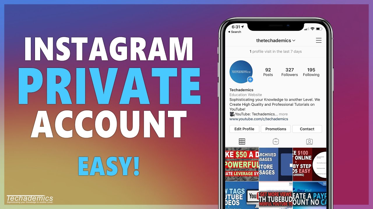 How To Make Your Account PRIVATE On Instagram - (Quick & Easy)