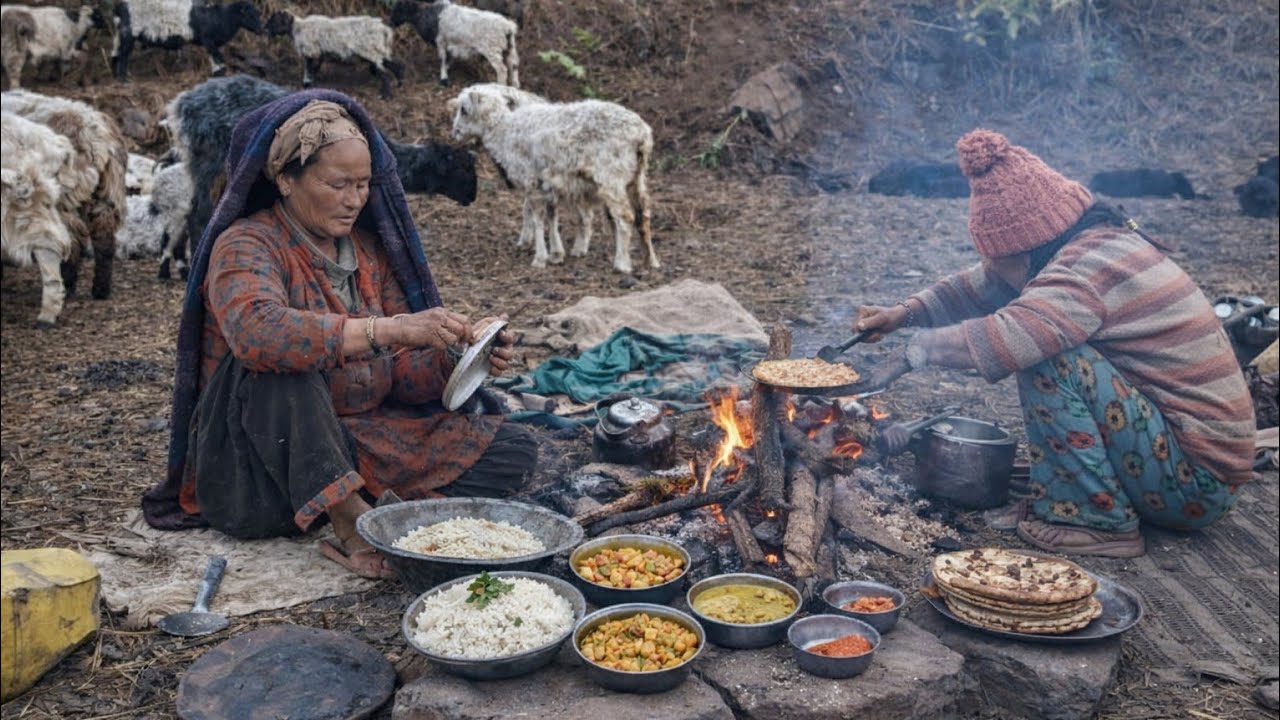“Himalayan Village Life is Not Easy 😢🔥 Forest Cooking & Hard Work”