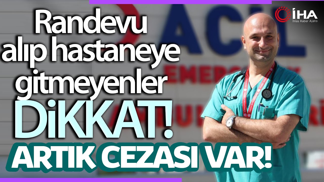 Randevu Alıp Gitmeyen ve İptal Ettirmeyenler Dikkat; 15 Gün Boyunca... | MHRS Randevu