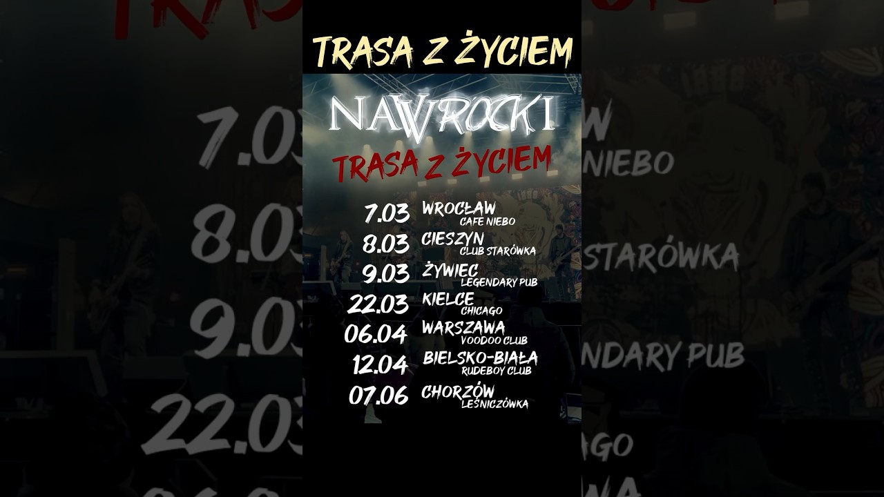 Navvrocki rusza w trasę Z Życiem ft. Dariusz Toczek #polskamuzyka #polskirock #rock #emocje #koncert