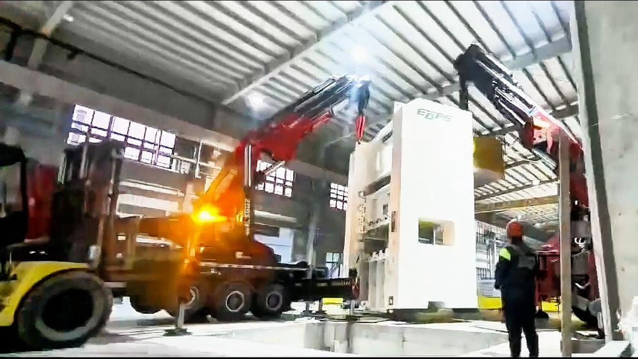 Dual SQ Crane Precision : Lifting and Positioning Critical Heavy Equipment