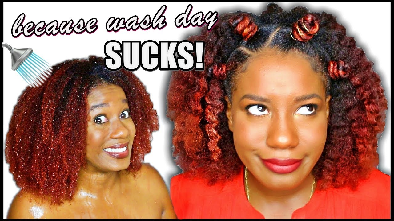 FULL Wash day in ONLY Two Steps!