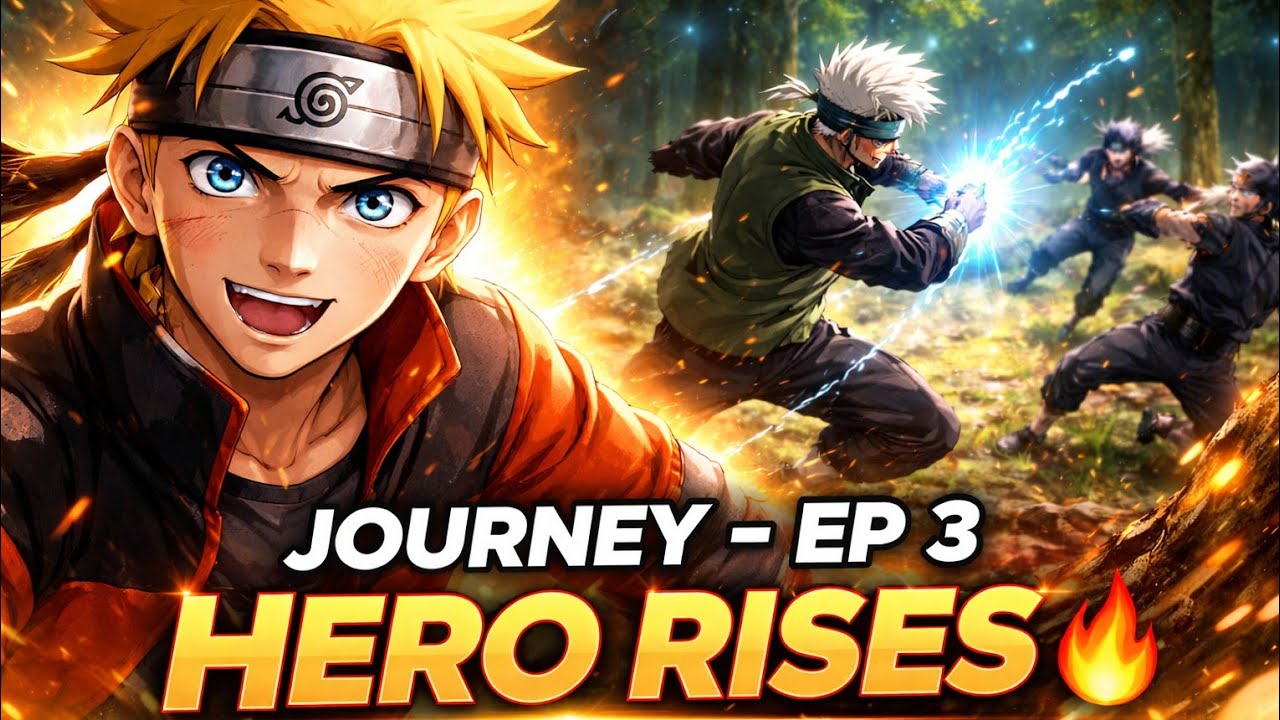 Naruto chapter 1 hero rises 😎 ep-3 💪🏻🔥