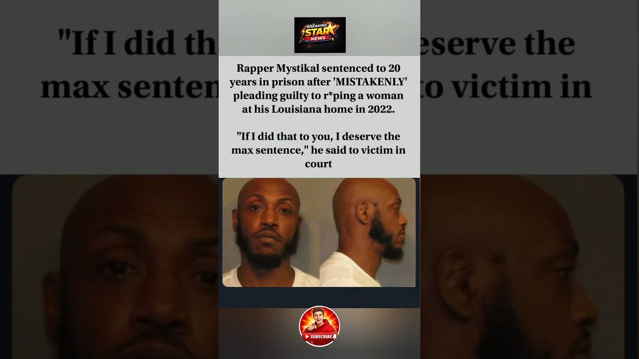 Mystikal sentenced to 20 years after 