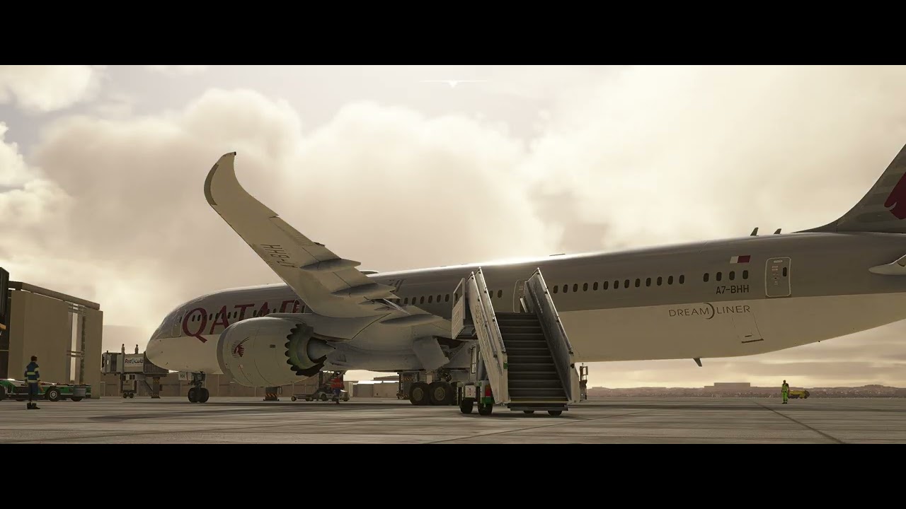 787-9 flight from Karachi(OPKC) to Benina Benghazi Libya(HLLB)