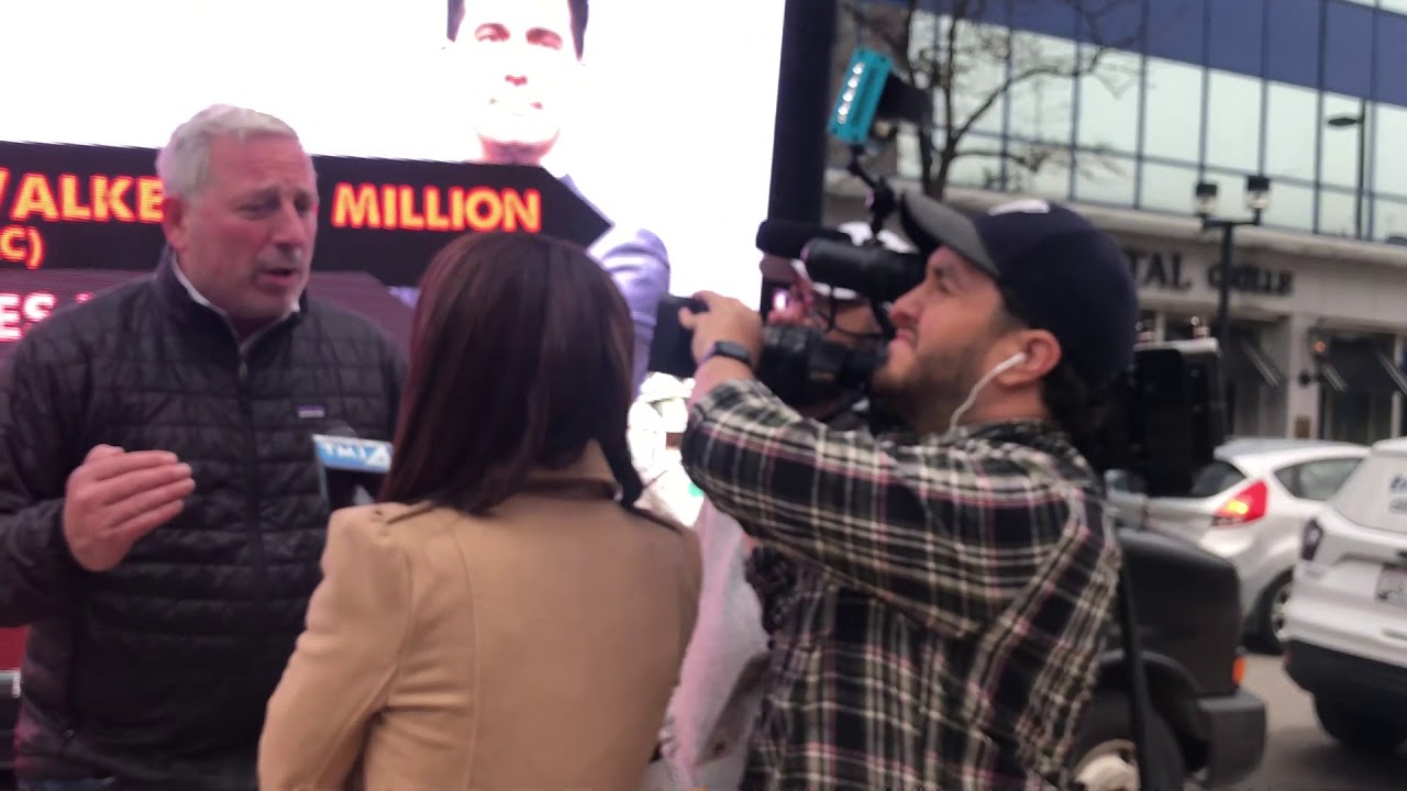 Angry GOP Heckler Interrupts Andy Gronik Media Interview at RPW Convention