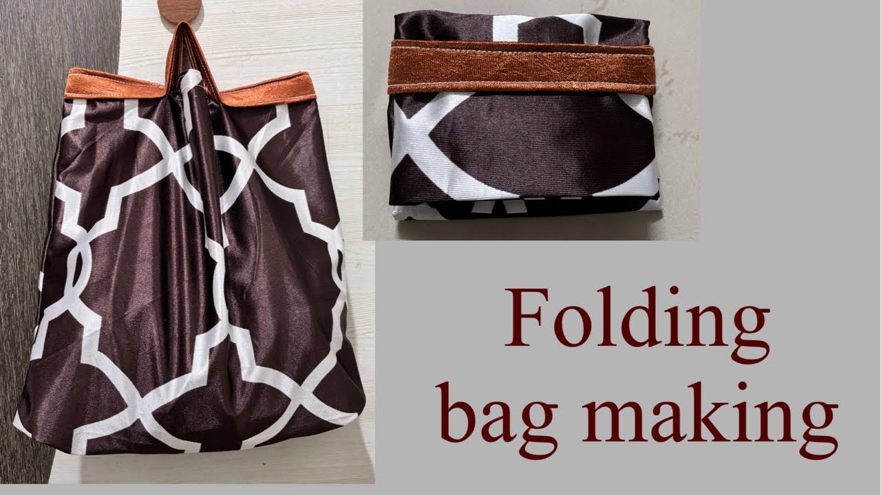 5 मिनिट मे बनाओ शॉपिंग बैग/easy shopping bag making tutorial/DIY/ bag making/home made bag.