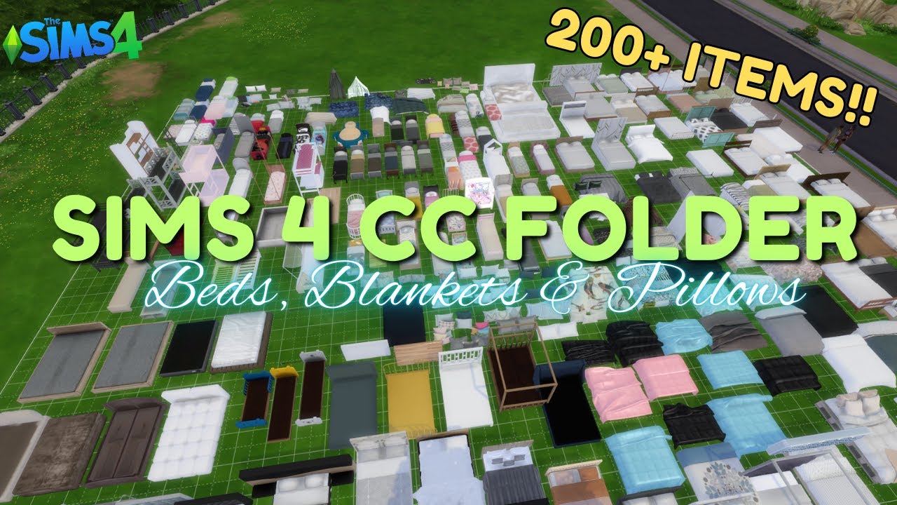 Sims 4 Bed CC Folder!