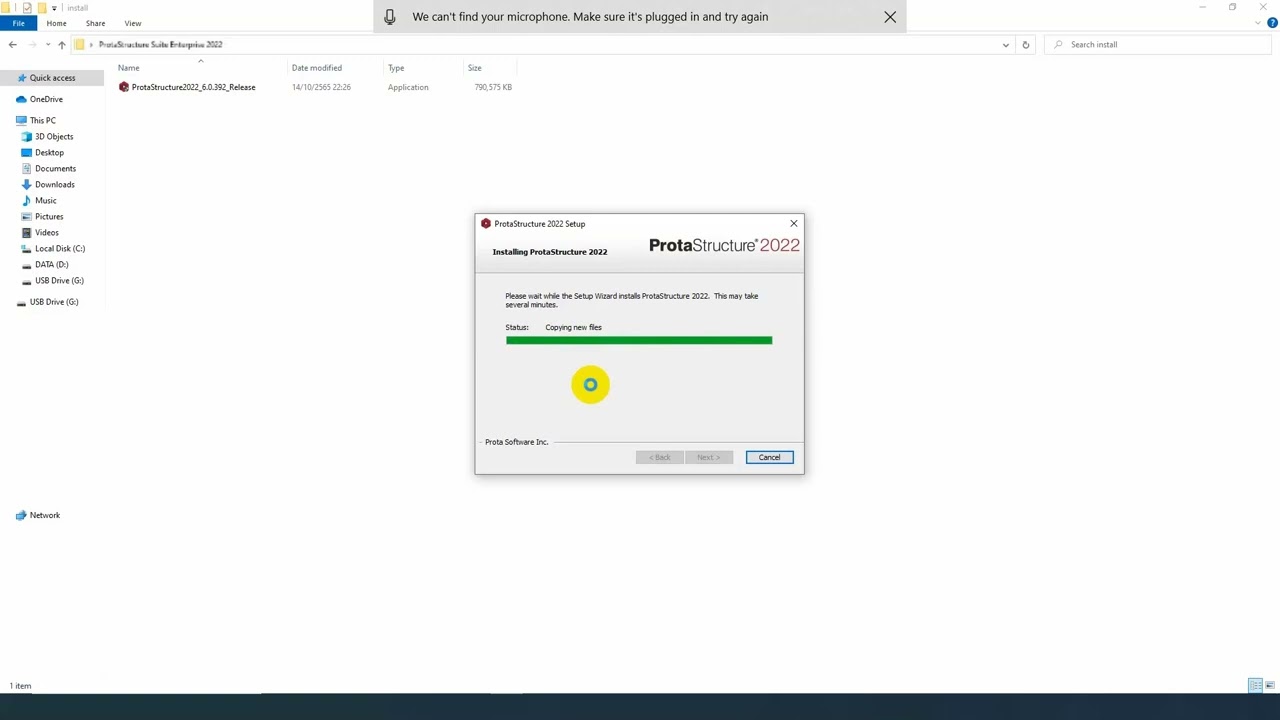 INSTALL PROTA STRUCTURE 2022