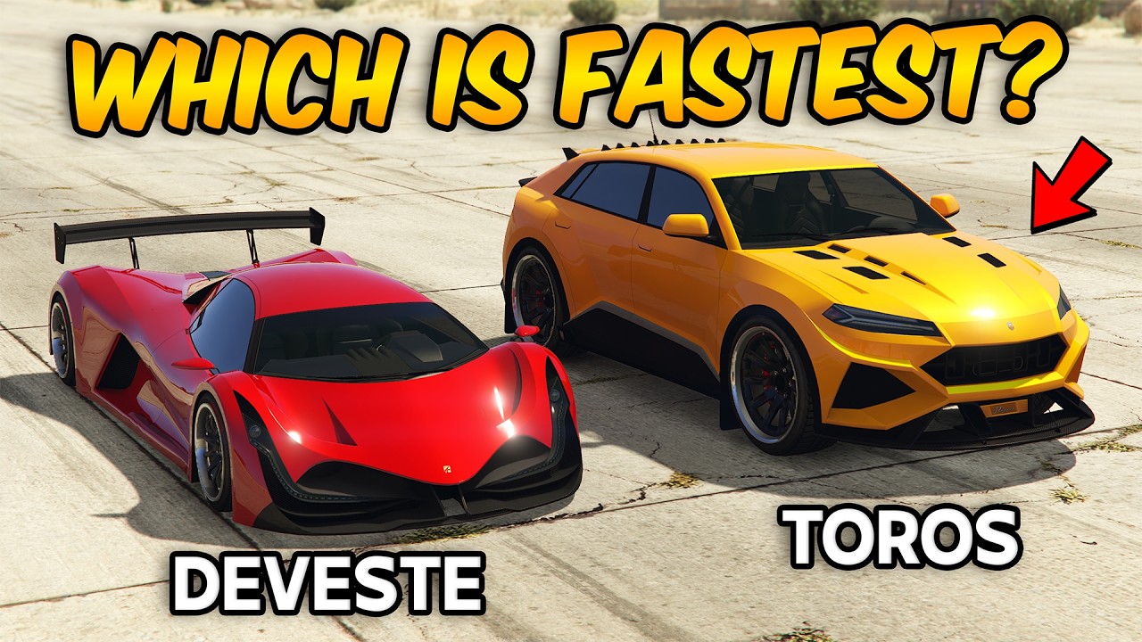 GTA 5 ONLINE - DEVESTE EIGHT VS TOROS (WHICH IS FASTEST?)