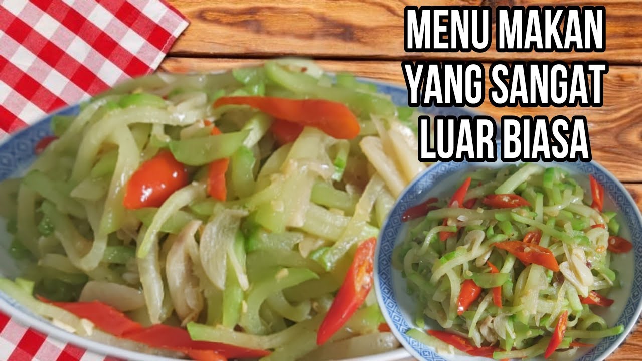 NGA NYANGKA  TUMIS LABU SIAM SEENAK INI DENGAN BUMBU SEDERHANA @JUPEOFFICIAL