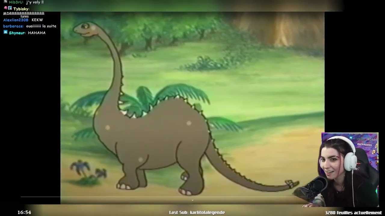 Horty réagit à la voix de Baghera dans un dessin animé