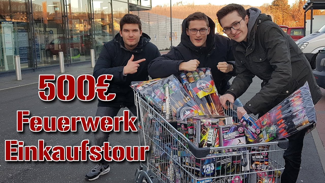 500€ SILVESTER FEUERWERK EINKAUFSTOUR 2018/2019 | FireworksandBalloons