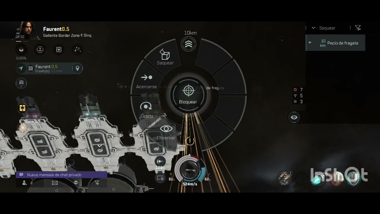 Rifter fit y anomalías en seguridad 05 ll EVE Echoes para jugadores Alpha
